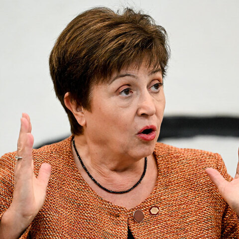 H διευθύντρια του Διεθνούς Νομισματικού Ταμείου, Κρισταλίνα Γκεοργκίεβα