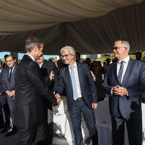 Ο Νίκος Βλαχάκος με τον Κυριάκο Μητσοτάκη