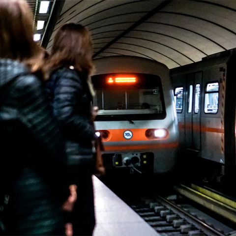 Επιβάτες του μετρό