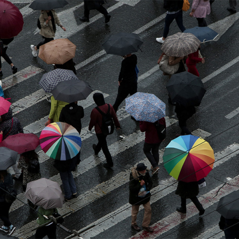 Βροχή στην Αθήνα