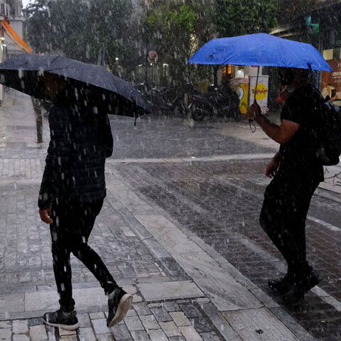 Βροχή στην Αθήνα