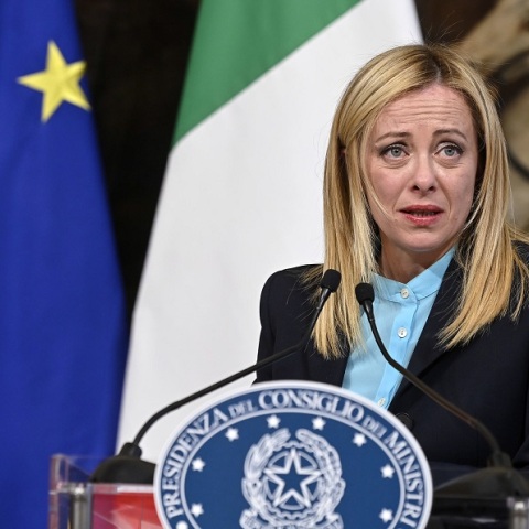 Τζόρτζια Μελόνι © Riccardo Antimiani/EPA