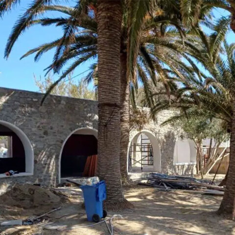 Στη δημοσιότητα εικόνα από το σημείο που εκτελούνταν οι παράνομες εργασίες στη Μύκονο