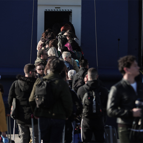 Επιβάτες πλοίου