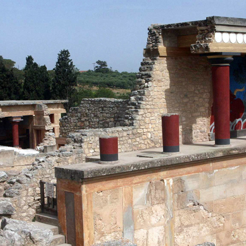 O αρχαιολογικός χώρος της Κνωσού