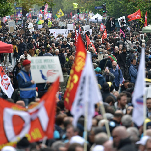 Διαδηλώσεις στη Γαλλία