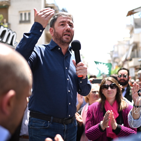 Ο Νίκος Ανδρουλάκης στη Νίκαια