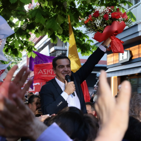 Ο Αλέξης Τσίπρας στην Κοζάνη