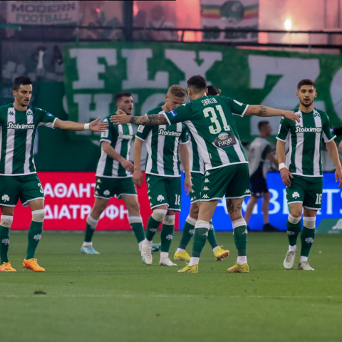 Στιγμιότυπο από ματς του Παναθηναϊκού