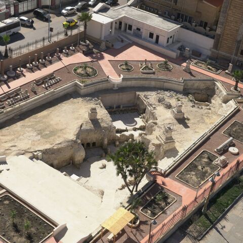 Γενική άποψη του ανακαινισμένου αρχαιολογικού χώρου (Ιανουάριος 2023)