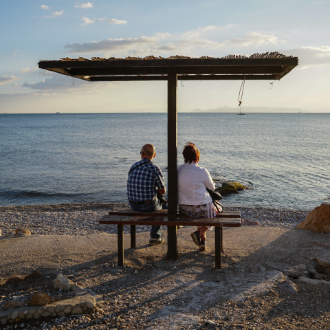 Στιγμιότυπο από την παραλία στον Φλοίσβο
