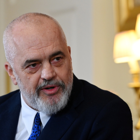 Ο πρωθυπουργός της Αλβανίας, Έντι Ράμα