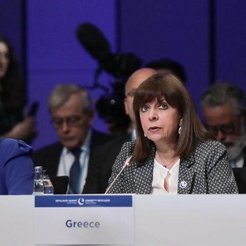 Η Πρόεδρος της Δημοκρατίας στο Συμβούλιο της Ευρώπης