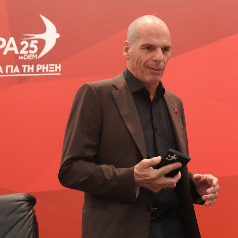 Ο Γραμματέας του ΜέΡΑ25, Γιάνης Βαρουφάκης