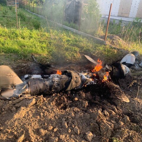 Ρωσικός πύραυλος που καταρρίφθηκε στο Κίεβο