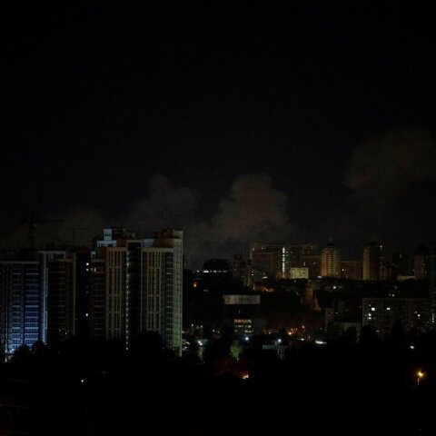 Νυχτερινή αεροπορική επιδρομή στο Κίεβο