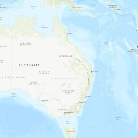 Ο χάρτης με το επίκεντρο του σεισμού