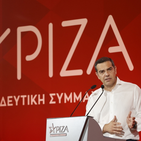 Ο Αλέξης Τσίπρας στην Κ.Ε. του ΣΥΡΙΖΑ