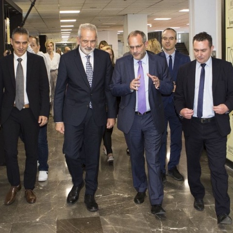 Την ΕΡΤ επισκέφθηκε ο πρωθυπουργός Ιωάννης Σαρμάς	