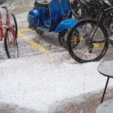 Χαλάζι στην Πτολεμαΐδα 