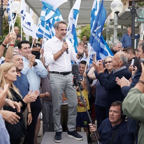 Εκλογές 2023 - Μητσοτάκης - Χανιά: Στις 25 Ιουνίου ο λαός θα επιλέξει πρωθυπουργό, όχι αντιπολίτευση