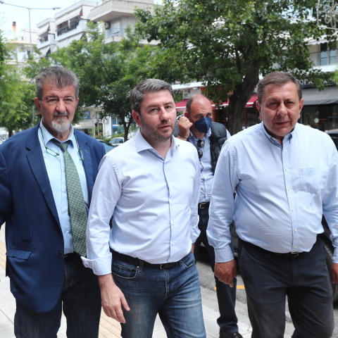 O Nίκος Ανδρουλάκης στη Θεσσαλονίκη