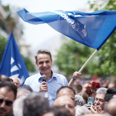 Εκλογές 2023 - Μητσοτάκης από Κόρινθο: Το «Πρόεδρε, έλα με φόρα» έγινε «Πρόεδρε, έλα με φόρους»