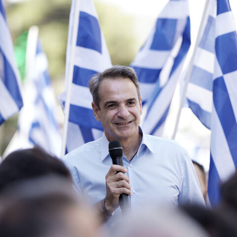 Ο Κυριάκος Μητσοτάκης στη Νέα Ιωνία