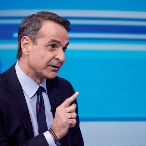 Live η συνέντευξη Μητσοτάκη στο κεντρικό δελτίο της ΕΡΤ