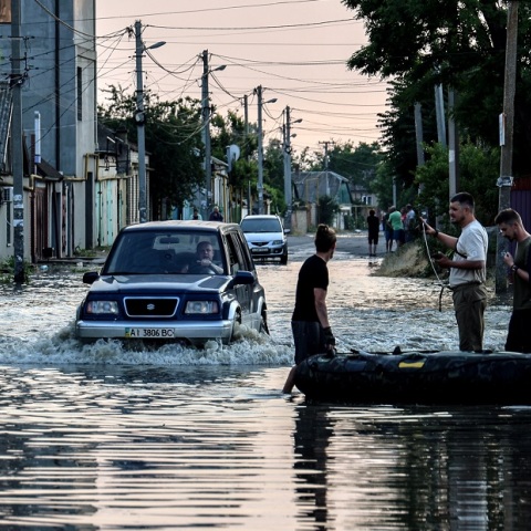 Ουκρανία - Φράγμα Καχόβκα: Σχεδόν 600 τ.χλμ της Χερσώνας βρίσκονται κάτω από το νερό