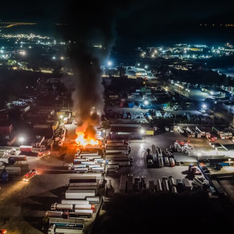 Εμπρηστική επίθεση σε βενζινάδικο στον Ασπρόπυργο