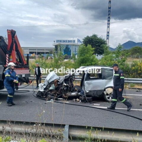 Θανατηφόρο τροχαίο έξω από την Τρίπολη