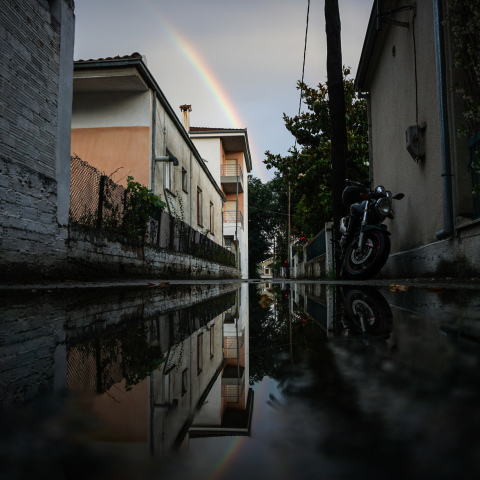 Ουράνιο τόξο μετά τη βροχή