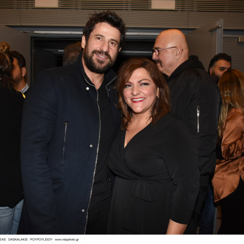 Ο Αλέξης Γεωργούλης και η Βίκυ Σταυροπούλου