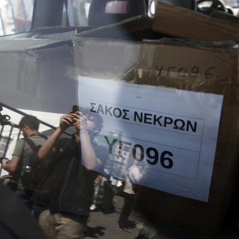 Στιγμιότυπο από το λιμάνι της Καλαμάτας μετά το ναυάγιο στην Πύλο