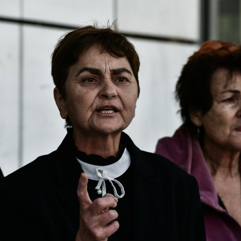 Η Κούλα Αρμουτίδου, μητέρα της Ελένης Τοπαλούδη