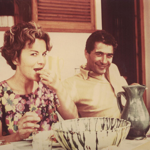 Δεκαετία '70, το ζεύγος Ζουμπουλάκη σε χαλαρές στιγμές