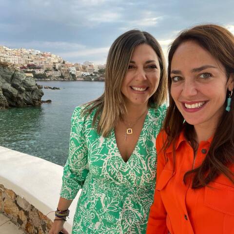 Η Σοφία Ζαχαράκη και η Δόμνα Μιχαηλίδου