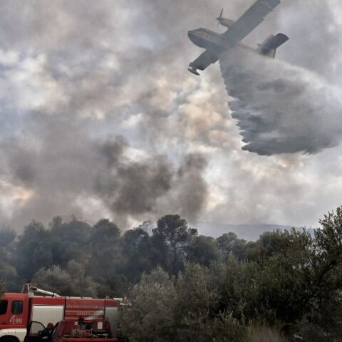 Φωτιά στο Μαρκόπουλο