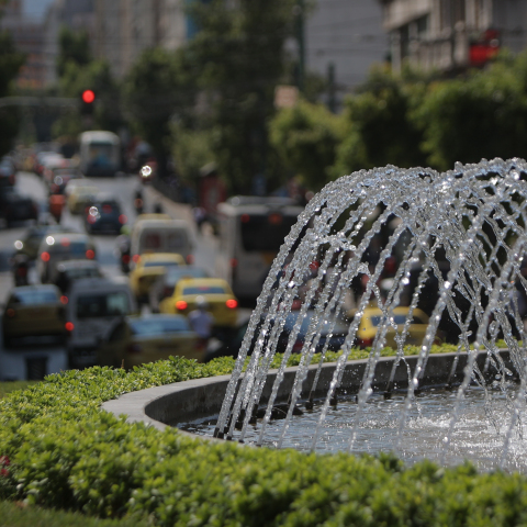 Εικόνες ζέστης στην Αθήνα