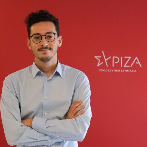 O εκπρόσωπος Τύπου του ΣΥΡΙΖΑ, Στέργιος Καλπάκης