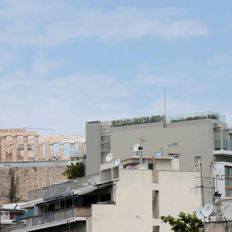 Το ξενοδοχείο στην Αθήνα που κρύβει την Ακρόπολη © ΑΠΕ-ΜΠΕ/ ΠΑΝΤΕΛΗΣ ΣΑΪΤΑΣ