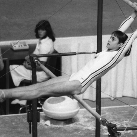 Η Νάντια Κομανέτσι στους Ολυμπιακούς Αγώνες του Μόντρεαλ