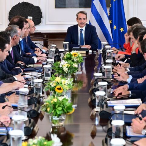 Συνεδρίαση Υπουργικού Συμβουλίου υπό τον πρωθυπουργό © ΜΙΧΑΛΗΣ ΚΑΡΑΓΙΑΝΝΗΣ/EUROKINISSI
