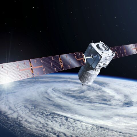 Φωτογραφία του δορυφόρου Aeolus