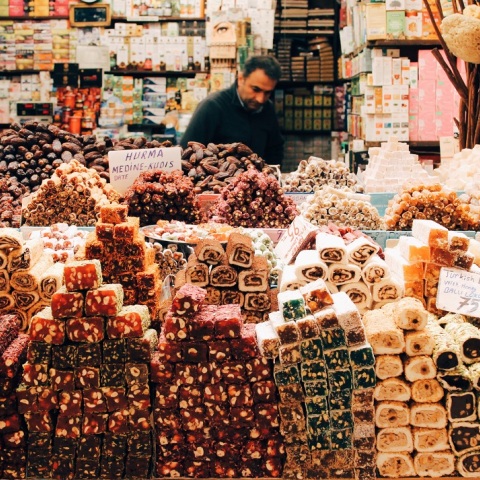 Εικόνα από αγορά στην Τουρκία