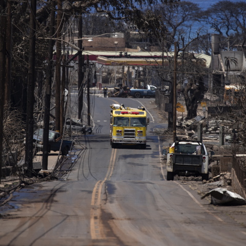 H επόμενη μέρα μετά τη φωτιά στη Λαχάινα του Μάουι