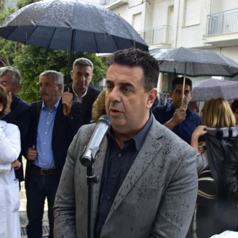 O δήμαρχος Ναυπλίου Δημήτρης Κωστούρος