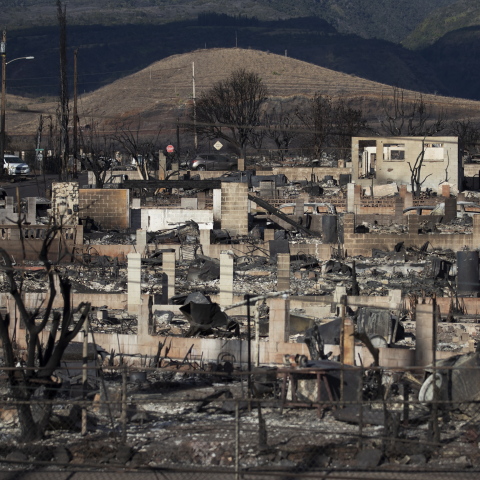 Καταστροφές στο Μάουι από τη μεγάλη πυρκαγιά