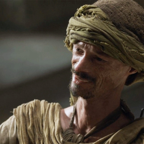 Στιγμιότυπο από τη συμμετοχή του Darren Kent στο Game of Thrones